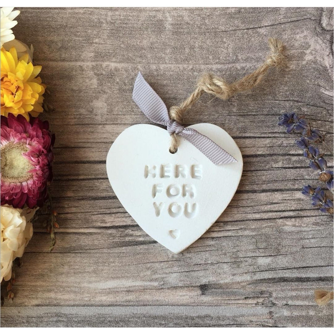 Here for you' Heart Keepsake - Buy at Out of the Box Gifts