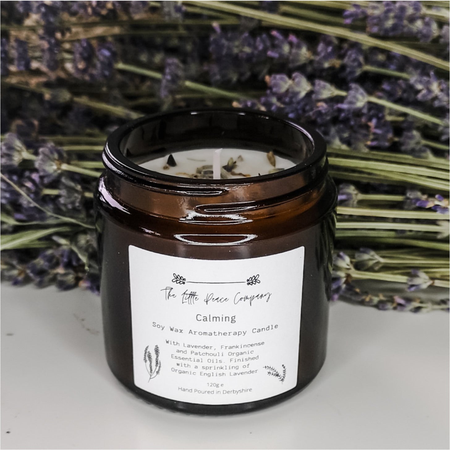 Calming Soy Wax Candle - create a relaxing gift box with Out of the Box Gifts