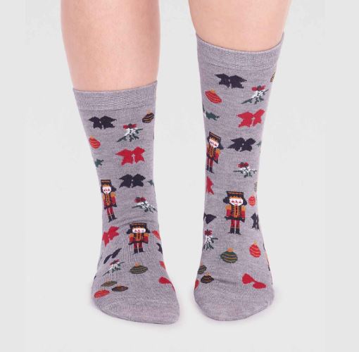 Nutcracker Bamboo Christmas Socks - Build Your Own Christmas Gift Box With Out of the Box Gifts