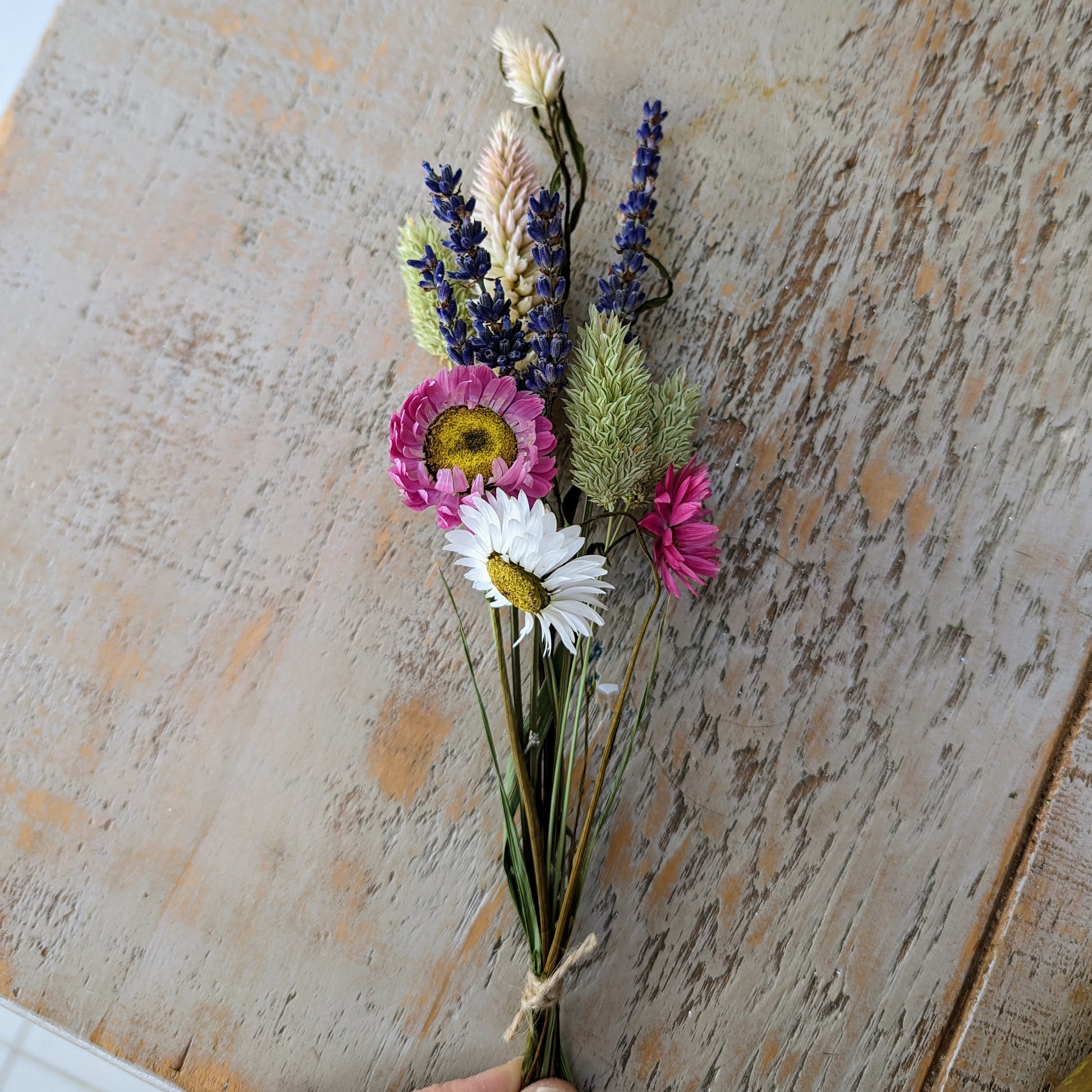 Dried Wild Flower Posy - add to your gift box, from Out of the Box Gifts