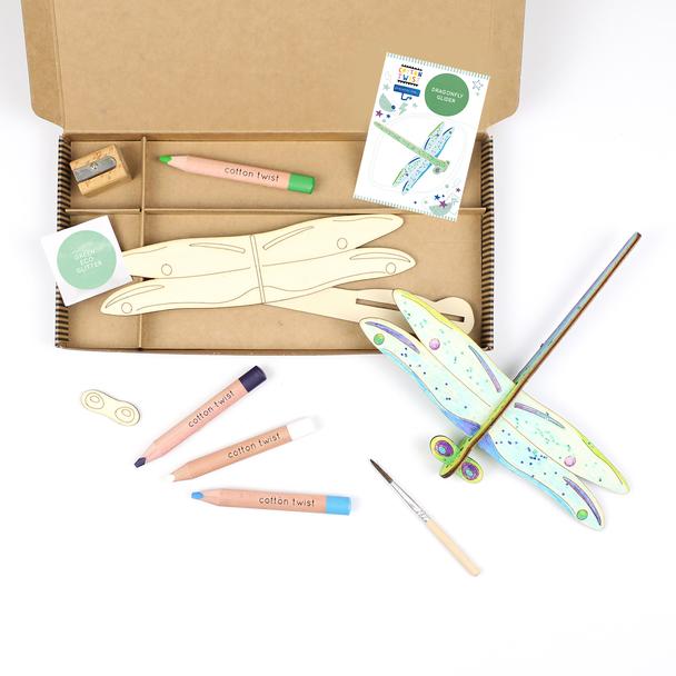 Create a Dragonfly Glider - Eco Friendly Creative Gifts for Children by Out of the Box Gifts