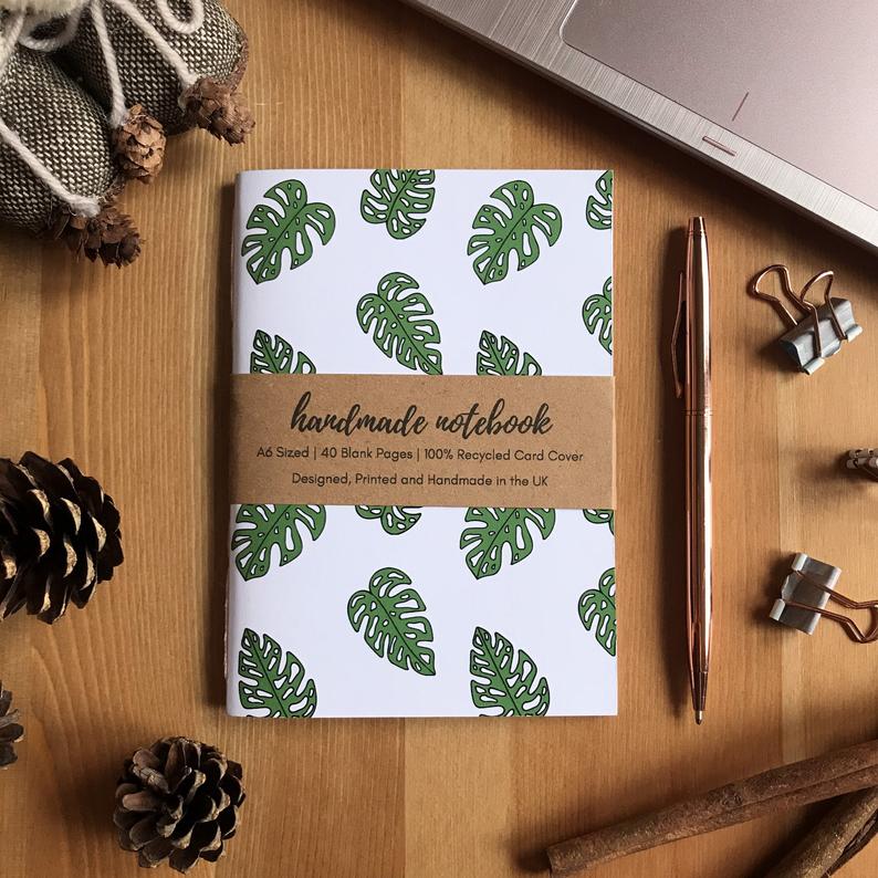 Monstera Notebook. Buy at Out of the Box Gifts